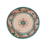 Set piatti da tavola in ceramica di Caltagirone in Verde Rame
