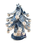 Albero di Natale Madreperlato in Ceramica di Caltagirone h cm 14-15