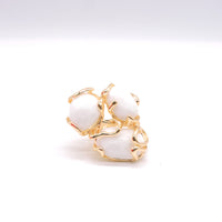 anello ottone bianco regolabile
