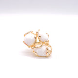 anello ottone bianco regolabile