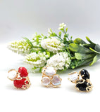 Anello in Ottone dorato e pietre naturali